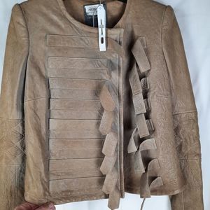 COPY - Camilla and Marc leather skirt suit blazer jacket style coordinates outf…